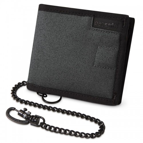 Pacsafe RFIDsafe Z100 charcoal bezpečnostná peňaženka